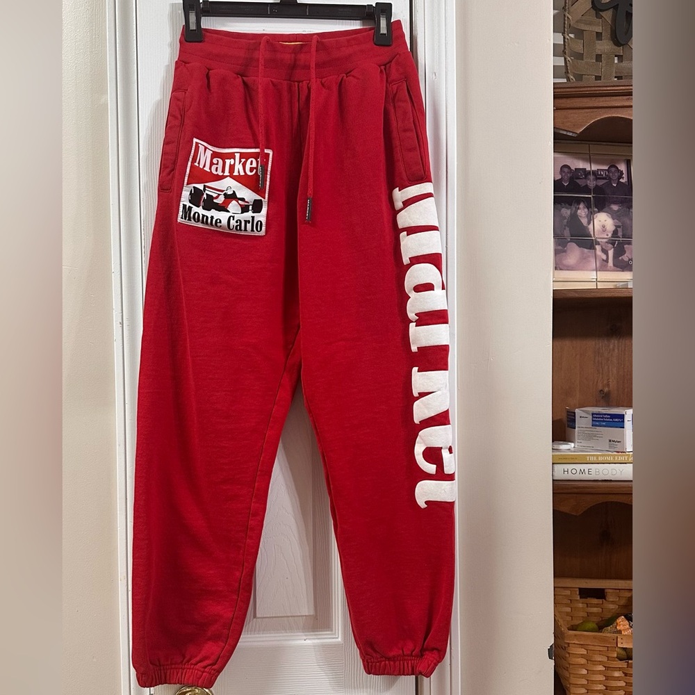Market monte Carlo Red Sweatpants with. Size S (mix3)